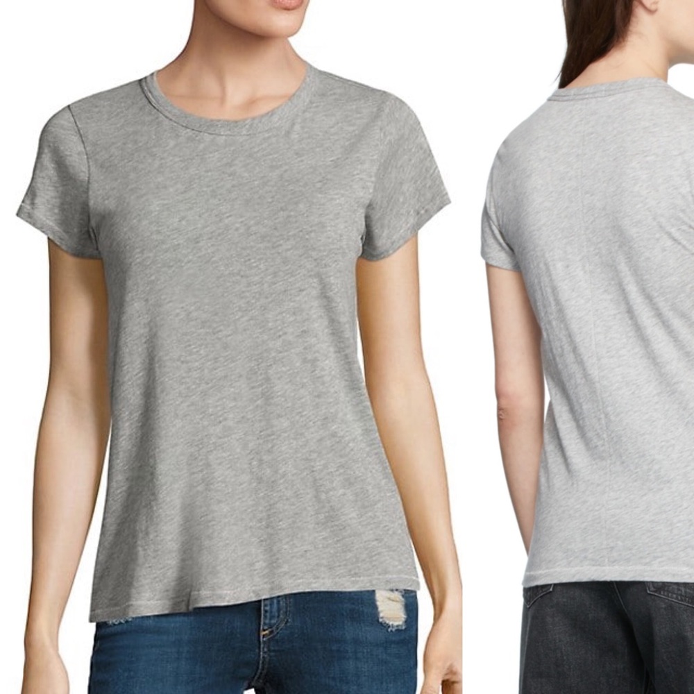 Rag & Bone Core Tee Heather Grey LG